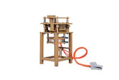 Máy đột dập nhôm Việt pháp, hệ 55 vát cạnh – 14 dao hơi3